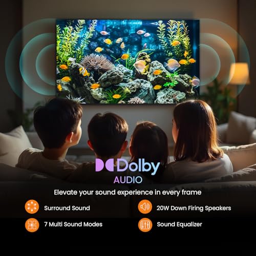 Haier H5E Series 108cm (43) 4K Ultra HD Smart LED Google TV 43H5E