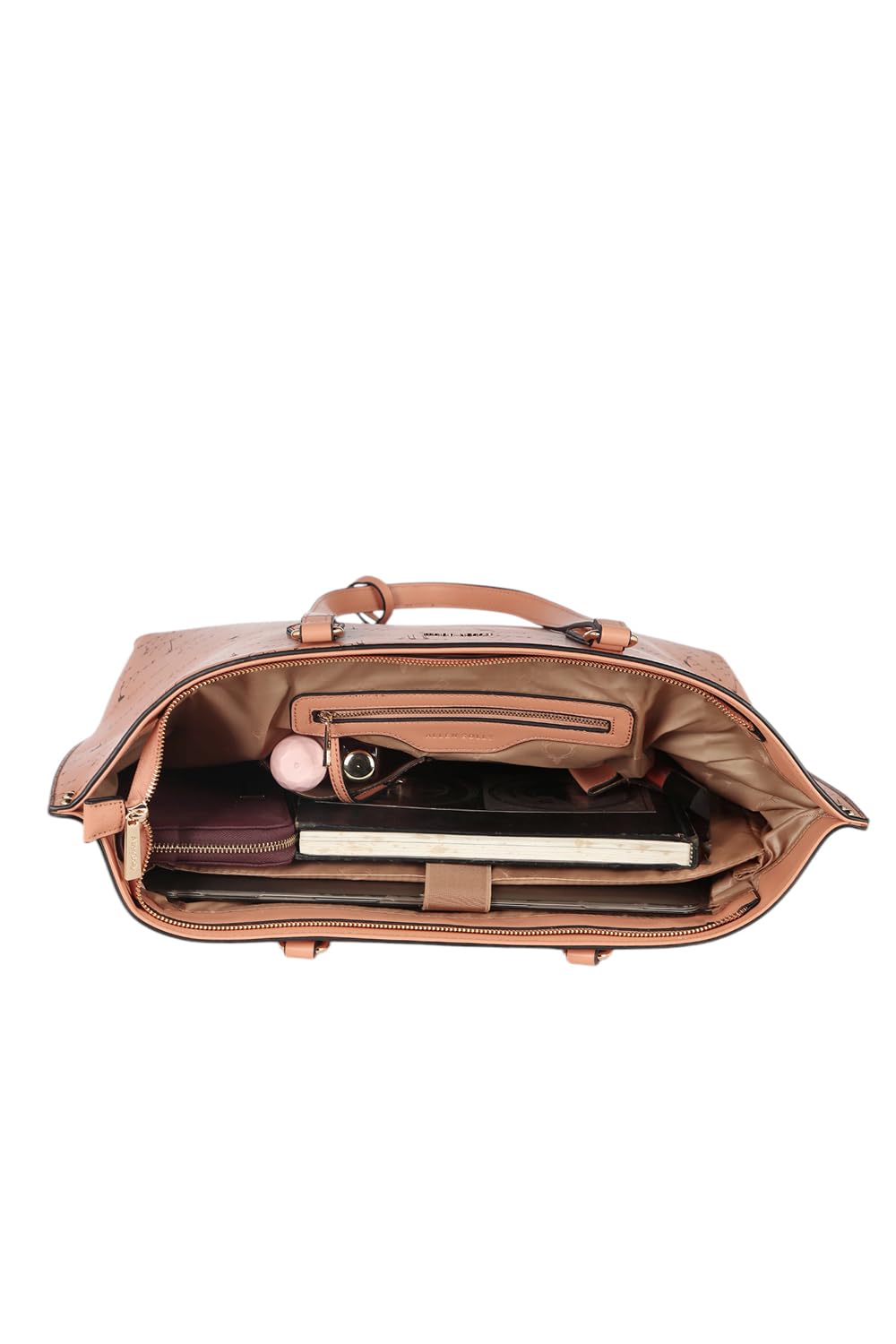 Women Beige Formal Tote Bag