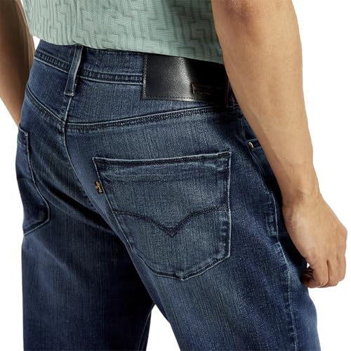 Levi's Men's 511 Blue Slim Fit Mid Rise Jeans