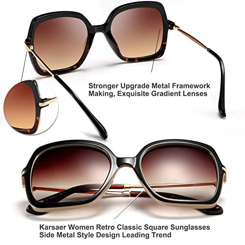 Karsaer Oversized Irregular Sunglasses Women Vintage Geometric Brand Designer Shades