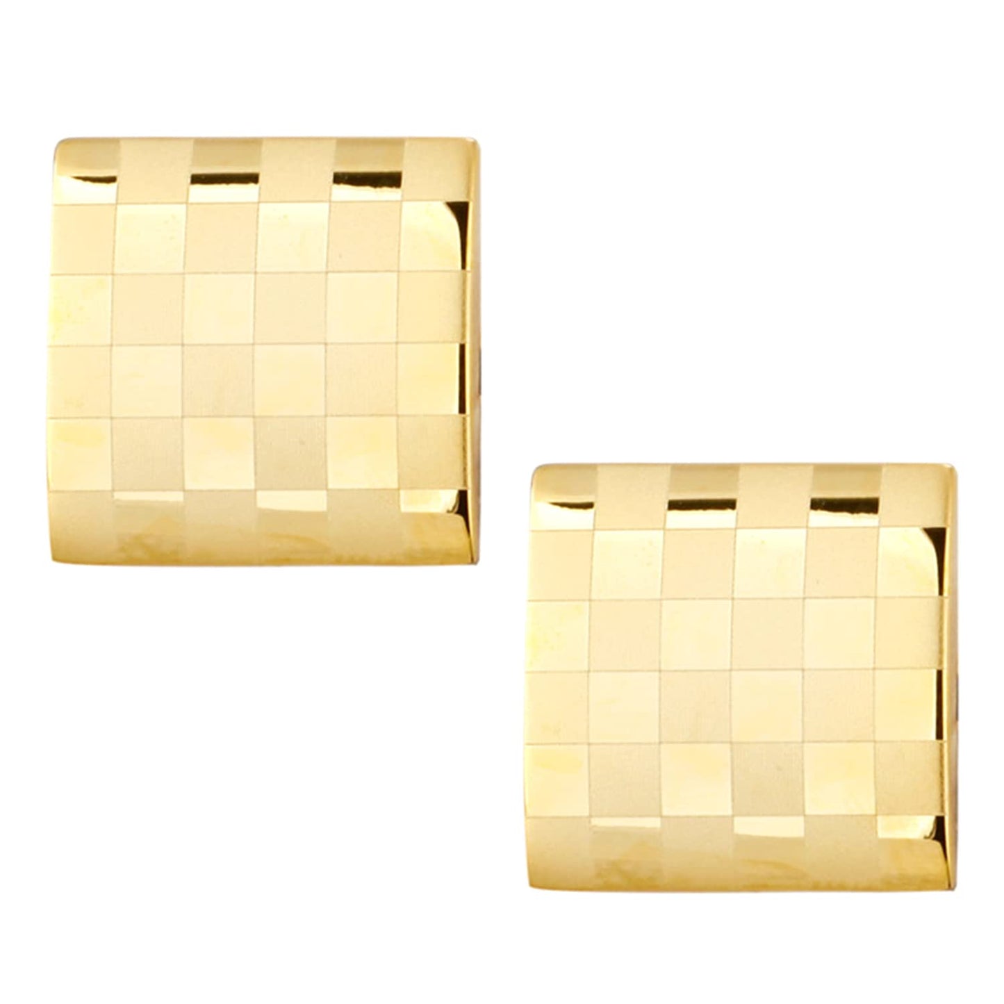 Peora Gold Plated Cufflinks Set Stylish Accessories for Men & Boys Wedding Business Gift (PX9CL102G)