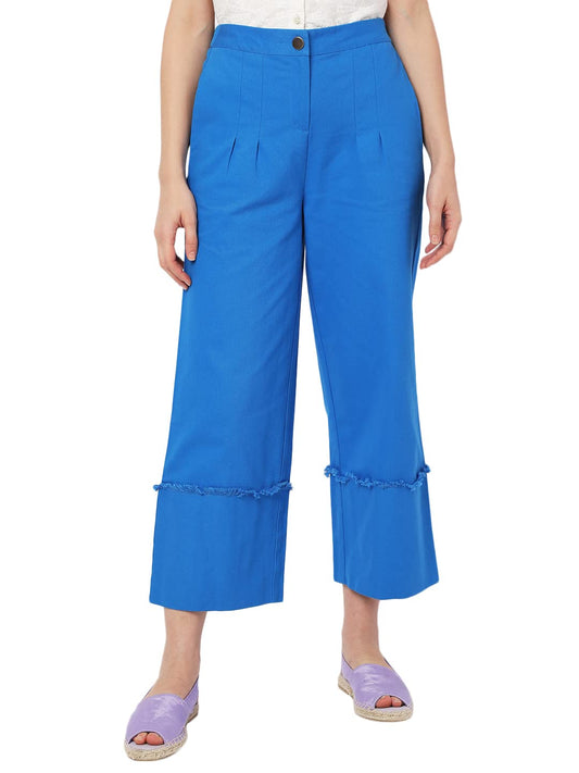 VERO MODA Straight Fit Pants (224490101_Directoire Blue_L)