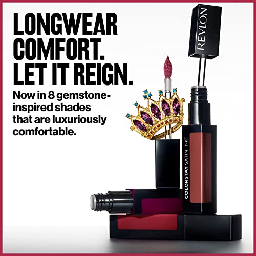 REVLON Colorstay Satin INK, Comfortable, Longwear Rich 16-Hour Liquid lip Color, Formulated with Black Currant Seed Oil & Vitamin E, Pink Duchess - (031) (Pack of 2)