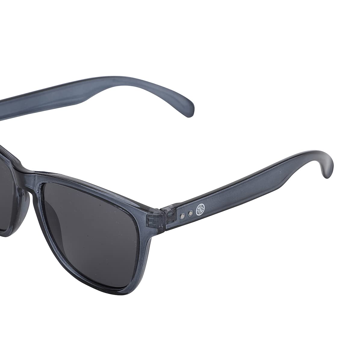Carlton London Men's Aviator Black One Size Casual Summer Wear Plastic Frame UV Protected Lens Sunglasses