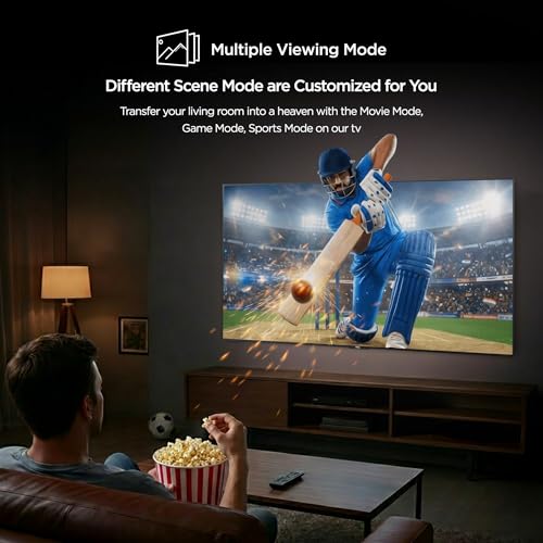 TCL 80 cms (32 inches) Smartchoice Full HD Smart QLED Google TV | Dolby Audio 24 watts | Ai Clarity | Metallic Bezel-Less | Multiple Viewing Mode | 32V5C