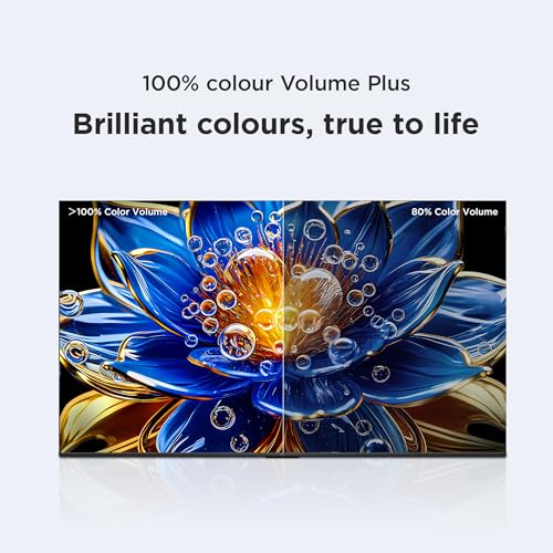 TCL 101 cms (40 inches) Smartchoice Full HD Smart QLED Google TV | Dolby Audio 24 watts | Ai Clarity | Metallic Bezel-Less | Multiple Viewing Mode | 40V5C