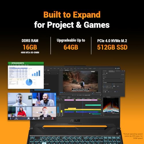 ASUS TUF A15 (2026),AMD Ryzen 7 155, RTX 3050-4GB, 16GB RAM (Upgradeable), 512GB SSD, FHD, 15.6"(39.6 cm),Windows 11, M365 Basic(1Y),Office 2024, Graphite Black, 2.3 Kg, FA506NCG-HN443WS,Gaming Laptop