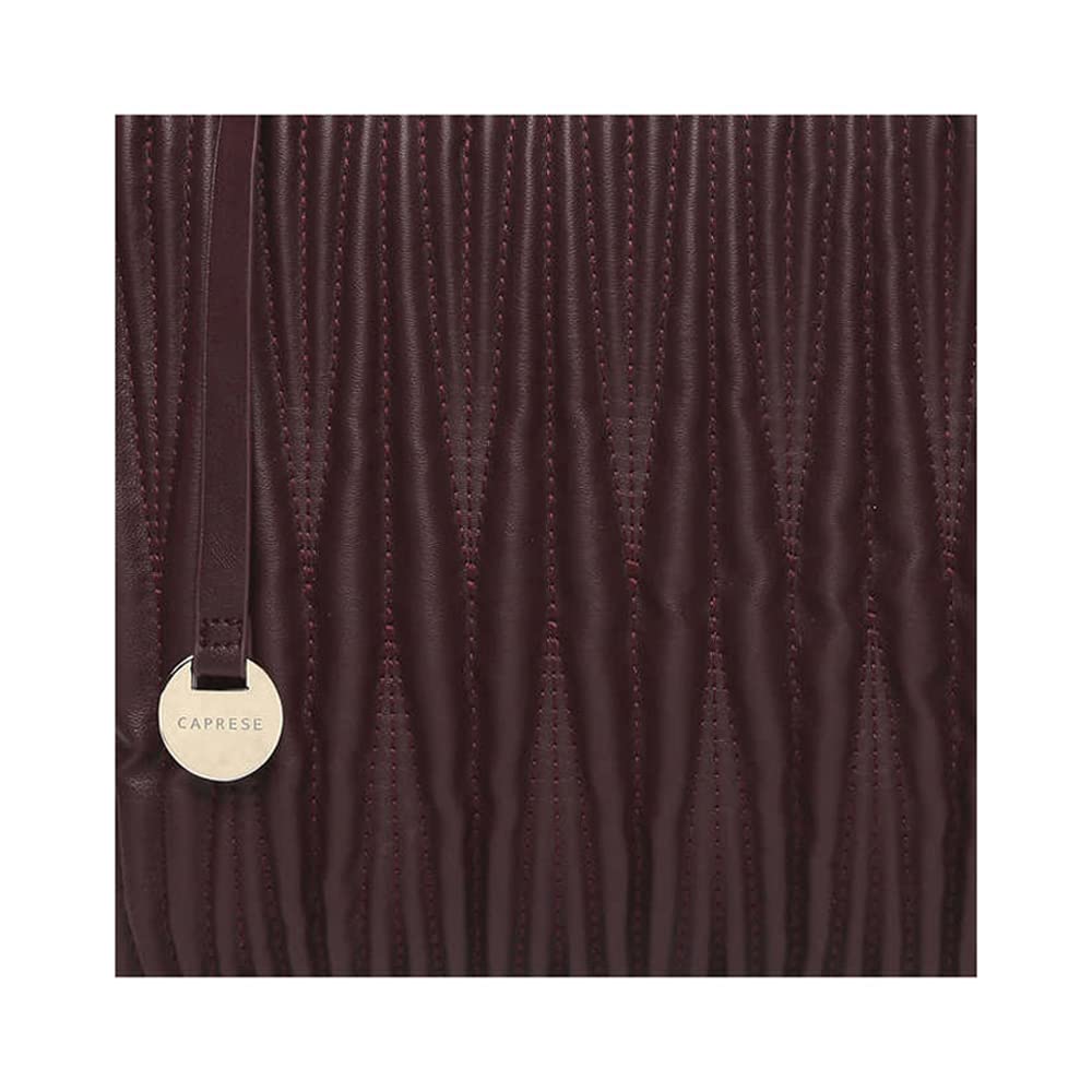 Caprese Women's Faux Leather Dasha Medium Messenger Bag (Dark Brown)