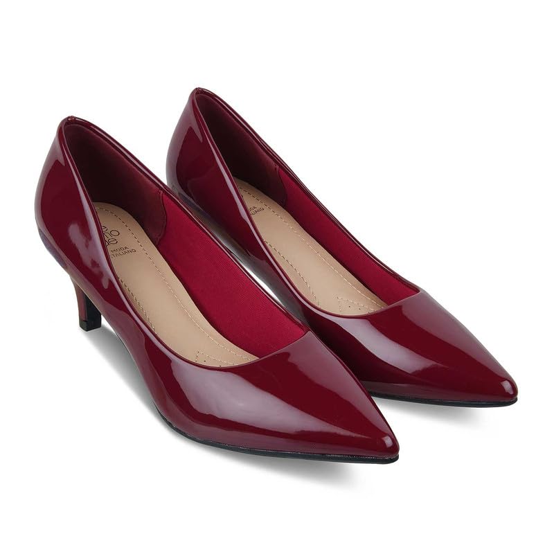 tresmode 239-JERSE Wine Women Pumps EU/38 UK/5