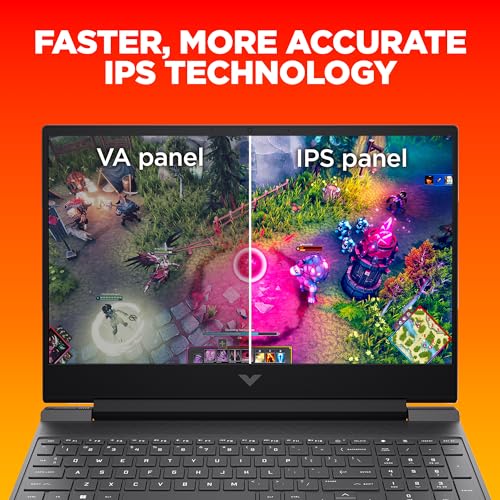 HP Victus, 13th Gen Intel Core i5-13420H, 6GB RTX 4050 (16GB DDR4, 512GB SSD) FHD, 144Hz, IPS, 15.6"/39.6cm, Win11, Office21, Mica Silver,2.3kg, fa1319TX/2701tx, Backlit,Enhanced Cooling Gaming Laptop