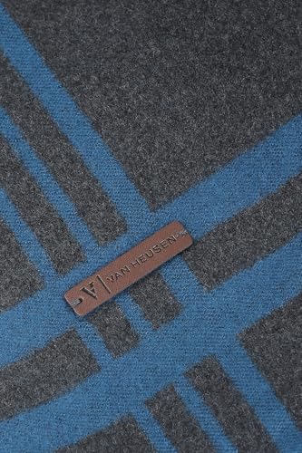 Men Grey Check Casual Muffler