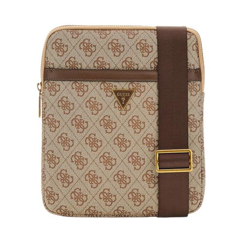 GUESS Women's Beige Printed Crossbody Bag| Ladies Purse Handbags | Gift For Ladies
