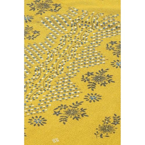 Rangriti Women's Acrylic Printed Regular Kurtas (WNTRWR18869AW23YEL_Yellow