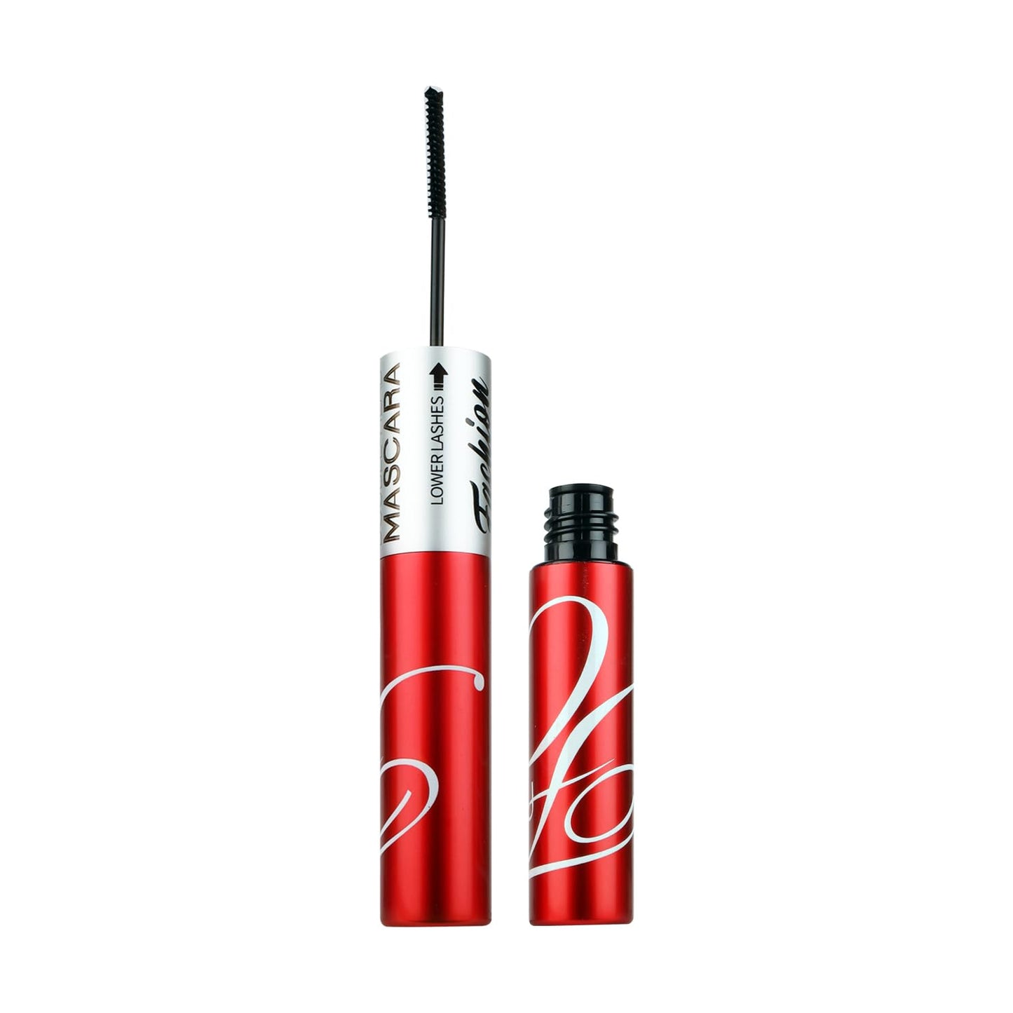 Fashion Colour Platinum Double Head Mascara For Upper & Lower Lashes (10ml) | 2-in-1 Mascara for Women | Volumizing and Lengthening Mascara | No Clumping | (Black)