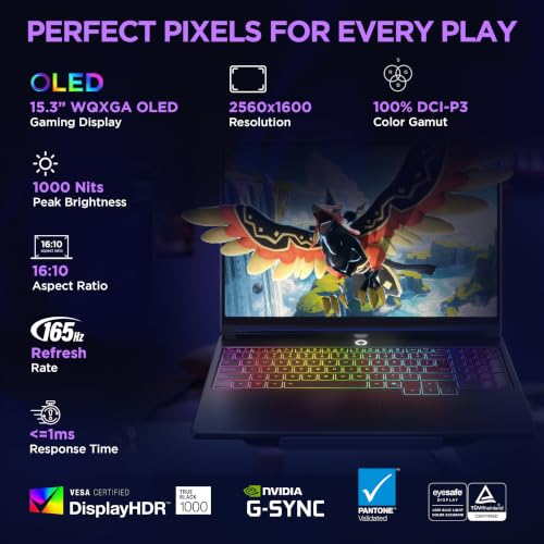 Lenovo Legion 5 2026 Intel Core Ultra 7 356H | NVIDIA RTX 5060 8GB (16GB RAM/512GB SSD/WQXGA OLED/165Hz/15.3" (38.3cm)/Windows 11/Office 2024+AI Now/Black/1.87Kg), 83RW004JIN AI Powered Gaming Laptop