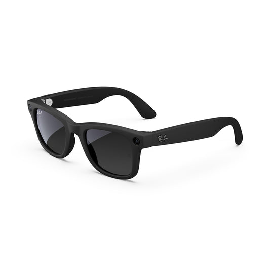 Ray-Ban | Meta Wayfarer (Gen 1) Large - Matte Black, Polarised Gradient Graphite Lenses