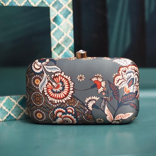 Artklim Floral Printed Clutch