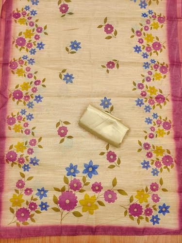 Leeli Peeri Designer Women's Simmer Jacquard Printed Work Unstitched Salwar Suit Dress Material