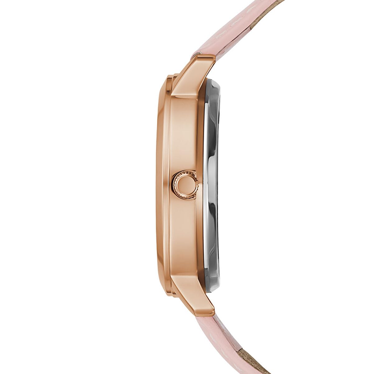 Guess Quattro Clear Collection Analog Gold Dial Women's Watch-GW0383L2