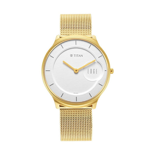 Titan White Dial Analog Watch for Men-NR1843YM01