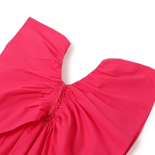 United Colors of Benetton Regular Fit V-Neck Solid Poplin Dress
