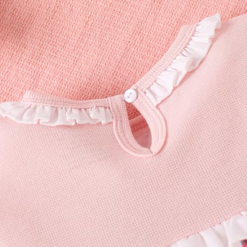 Hopscotch Baby Girls Cotton Bodysuit in Pink Color For Ages (12-24 Months)
