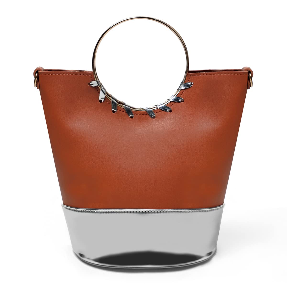 Modern Myth O Ring Bucket Bag (Brown)