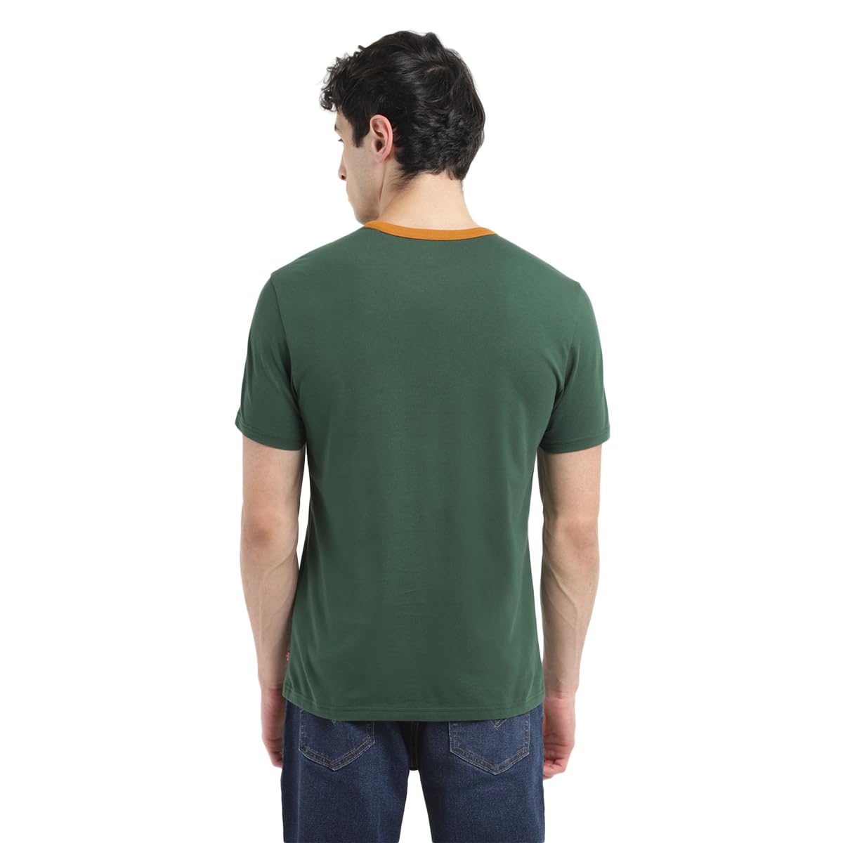 Levi's Men's Regular Fit T-Shirt (A6490-0034_Green