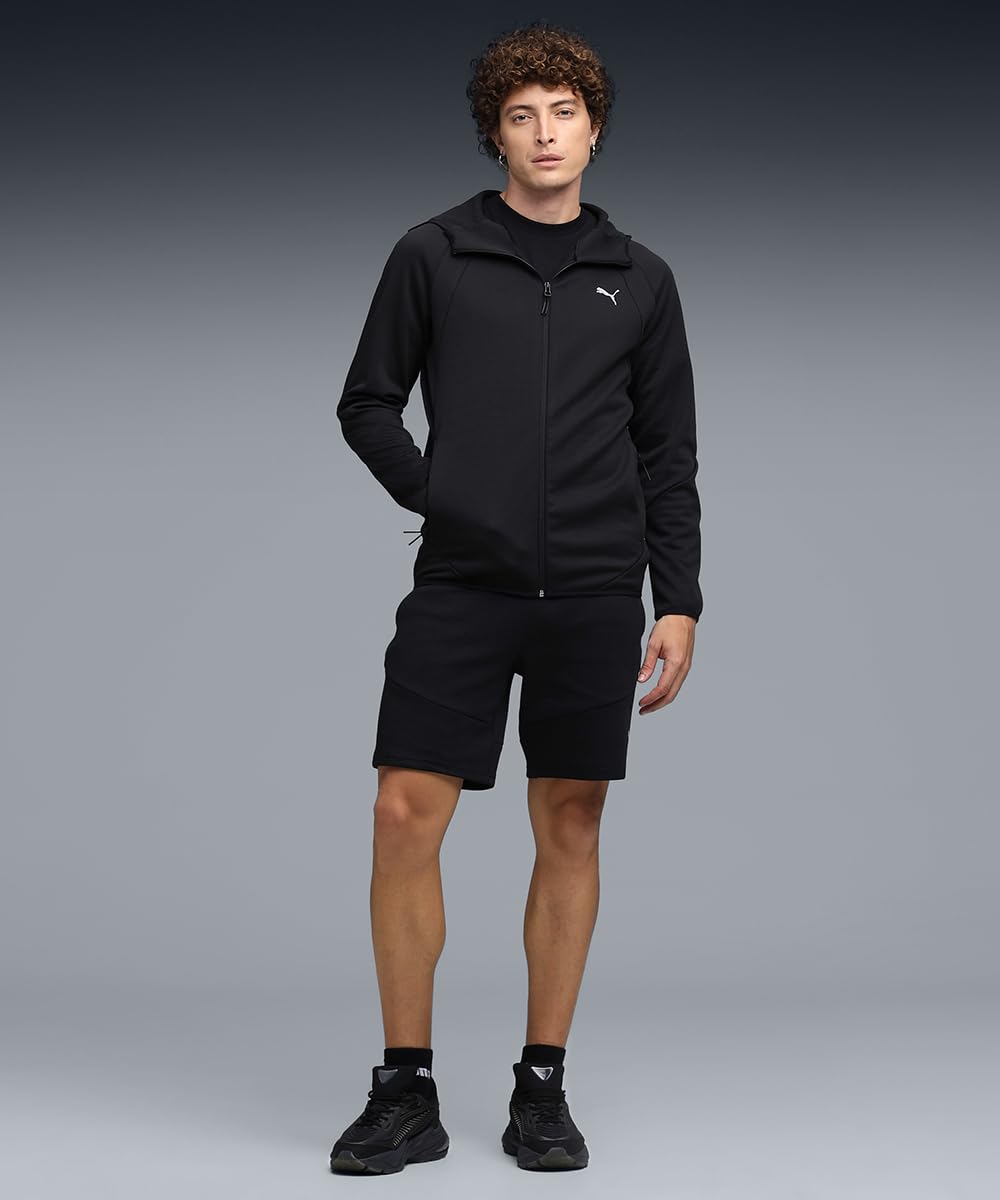 Puma |EVOSTRIPE Men's Warm Full-Zip Hoodie | Black | 2XL