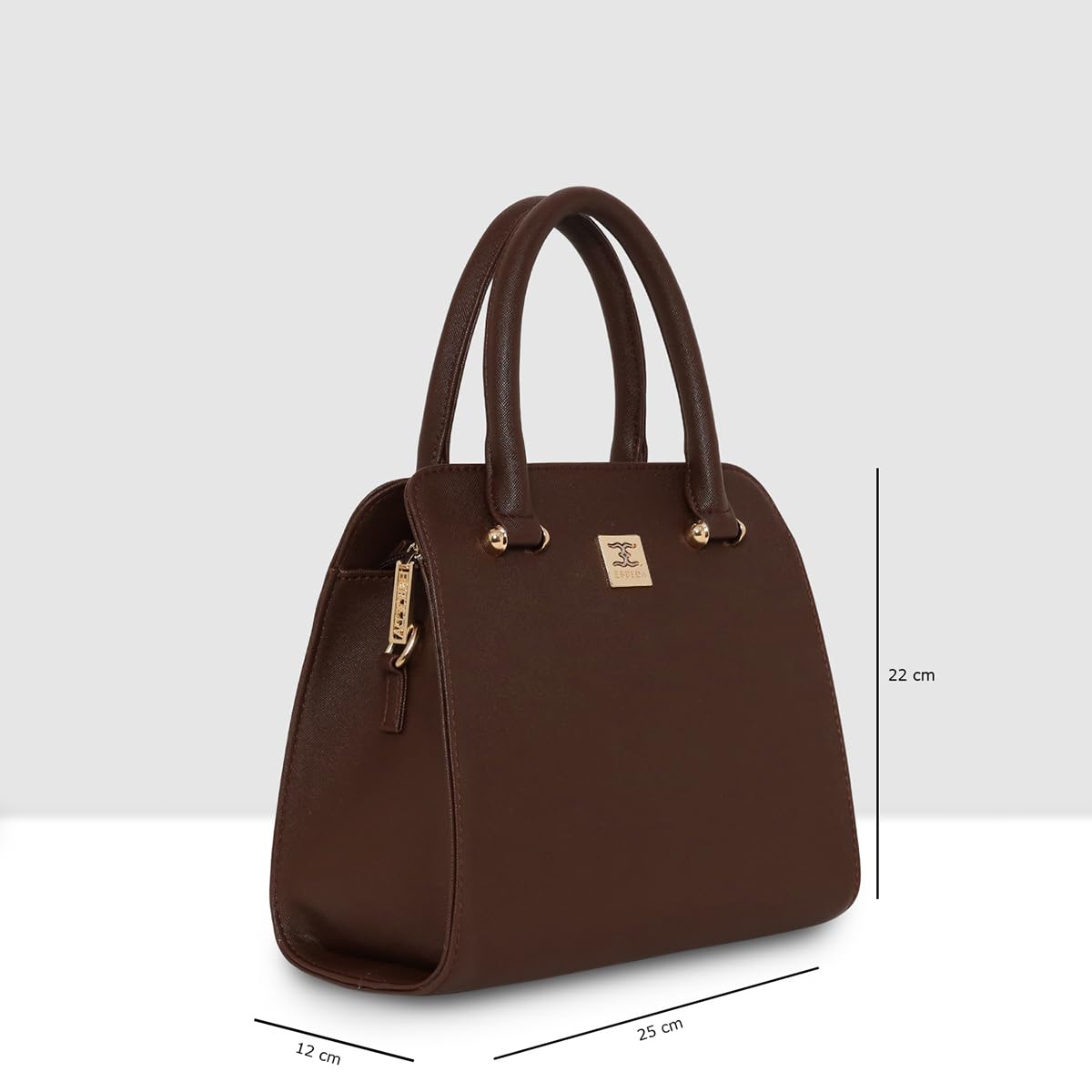 ESBEDA Brown Colour Structured Satchel Handbag For Women