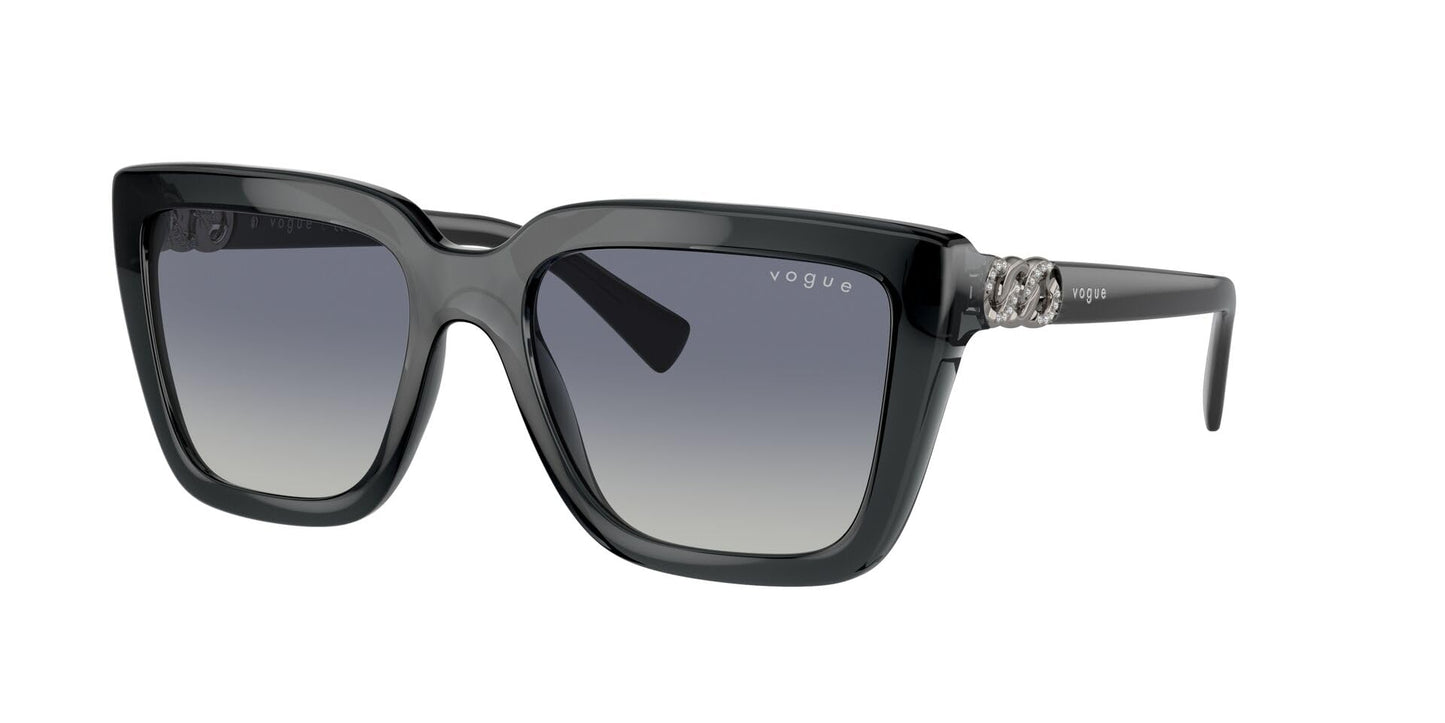 VOGUE EYEWEAR Women Gradient Blue Lens Butterfly Sunglasses - 0VO5575SB31324L55