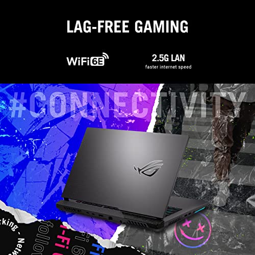 ASUS ROG Strix G17 (2022), 17.3"(43.94 cm) FHD 360Hz/3ms, AMD Ryzen 9 6900HX, 8GB RTX 3070 Ti Graphics, Gaming Laptop (16GB/1TB SSD/90WHrs Battery/Windows 11/Office 2021/Gray/2.9 Kg), G713RW-KH110WS
