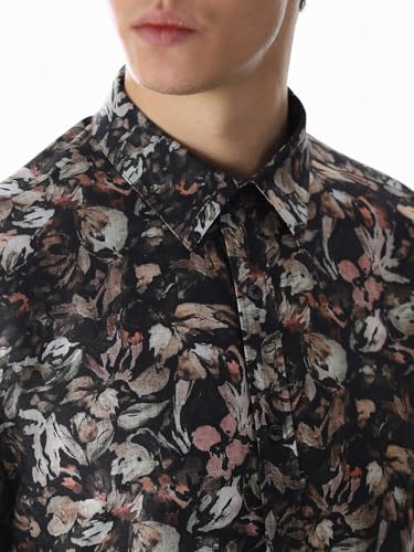 Jack & Jones Men's Slim Fit Black Shirt