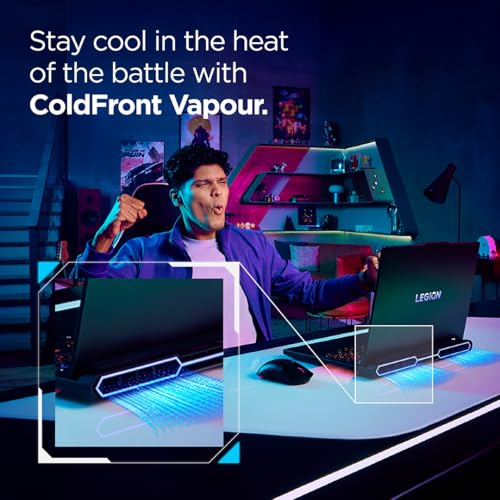 Lenovo Legion Pro 5 2025, Intel Core Ultra 7 255HX, RTX 5060-8GB, 32GB RAM, 1TB SSD, WQXGA OLED, 16"/40.6cm, 165Hz, Windows 11, Office 2024+AI Now, Black, 2.4Kg, 83F3007CIN, AI Powered Gaming Laptop