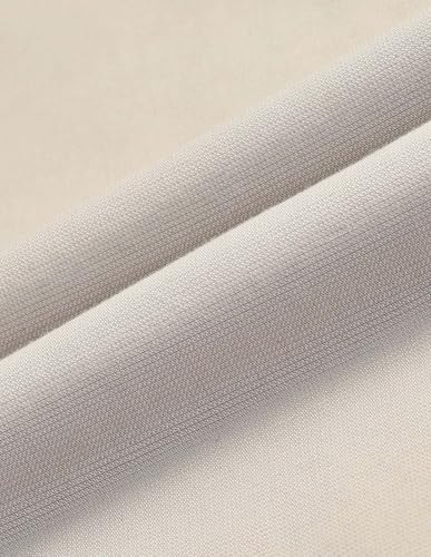 U.S.Polo Association Men's Textured Austin Slim Fit Trousers (USTRO014D_Ecru_34)