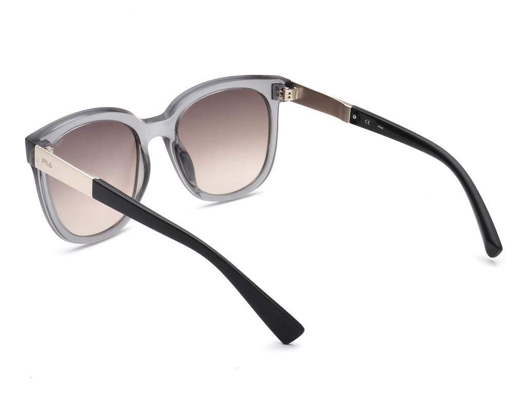 FILA 100% UV protected sunglasses for Women | Size- Medium | Shape- Square | Model- SF9196K54885WSG (Silver)