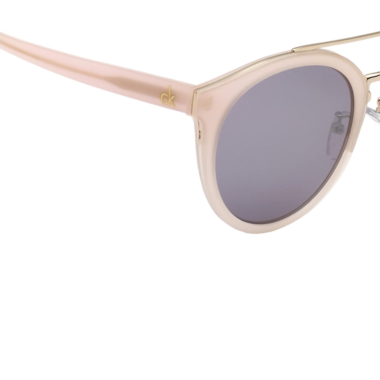 Calvin Klein Mirrored Oval Women Sunglasses - (CK 4339K 601 53 S |53| Grey Color Lens)
