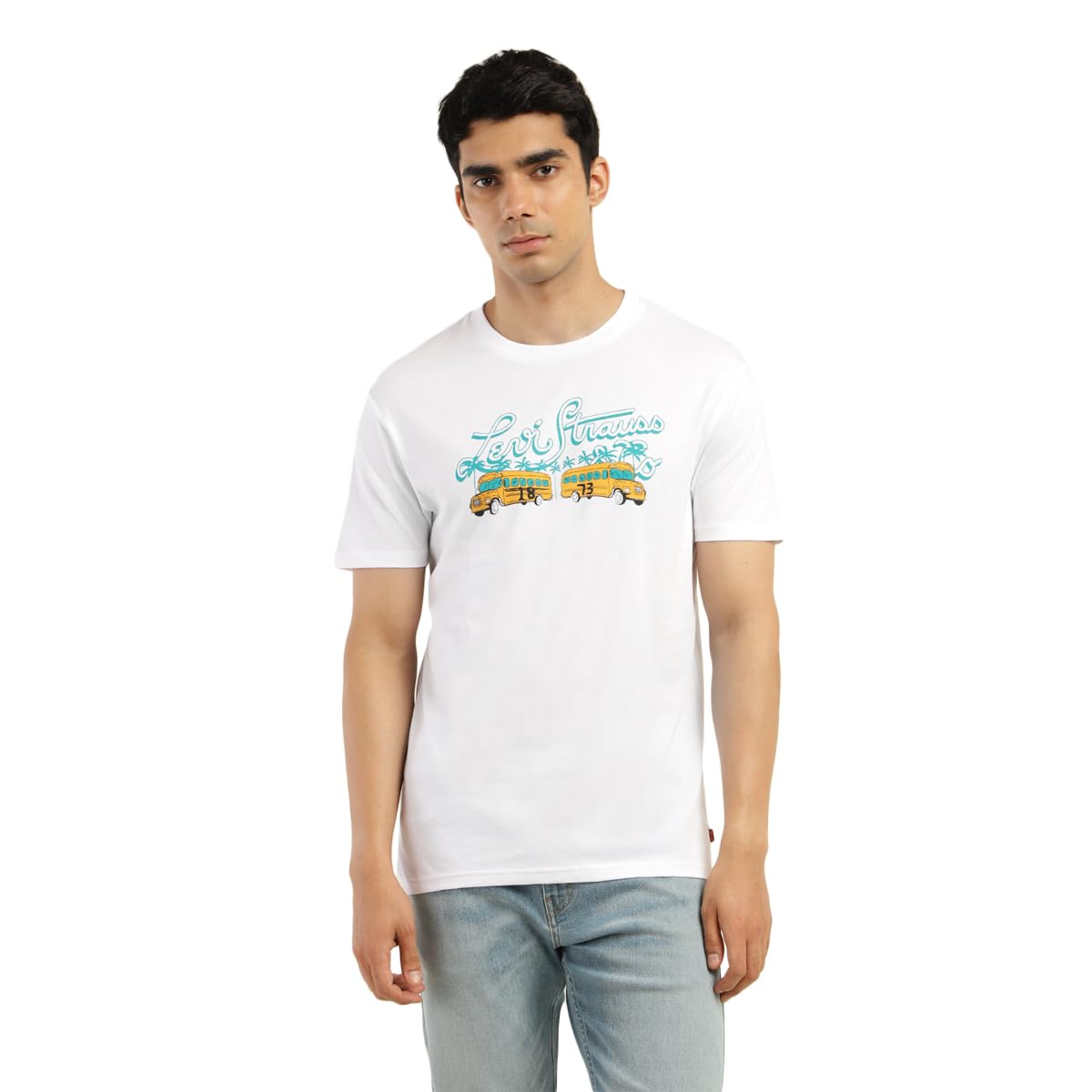 Levi's Men's Regular Fit T-Shirt (16960-1079_White