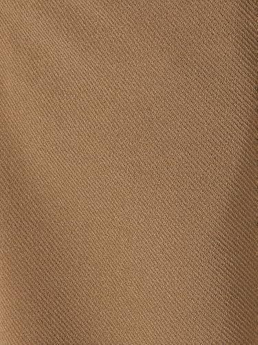 Max Women Textured Straight Fit Trousers (Brown_M)