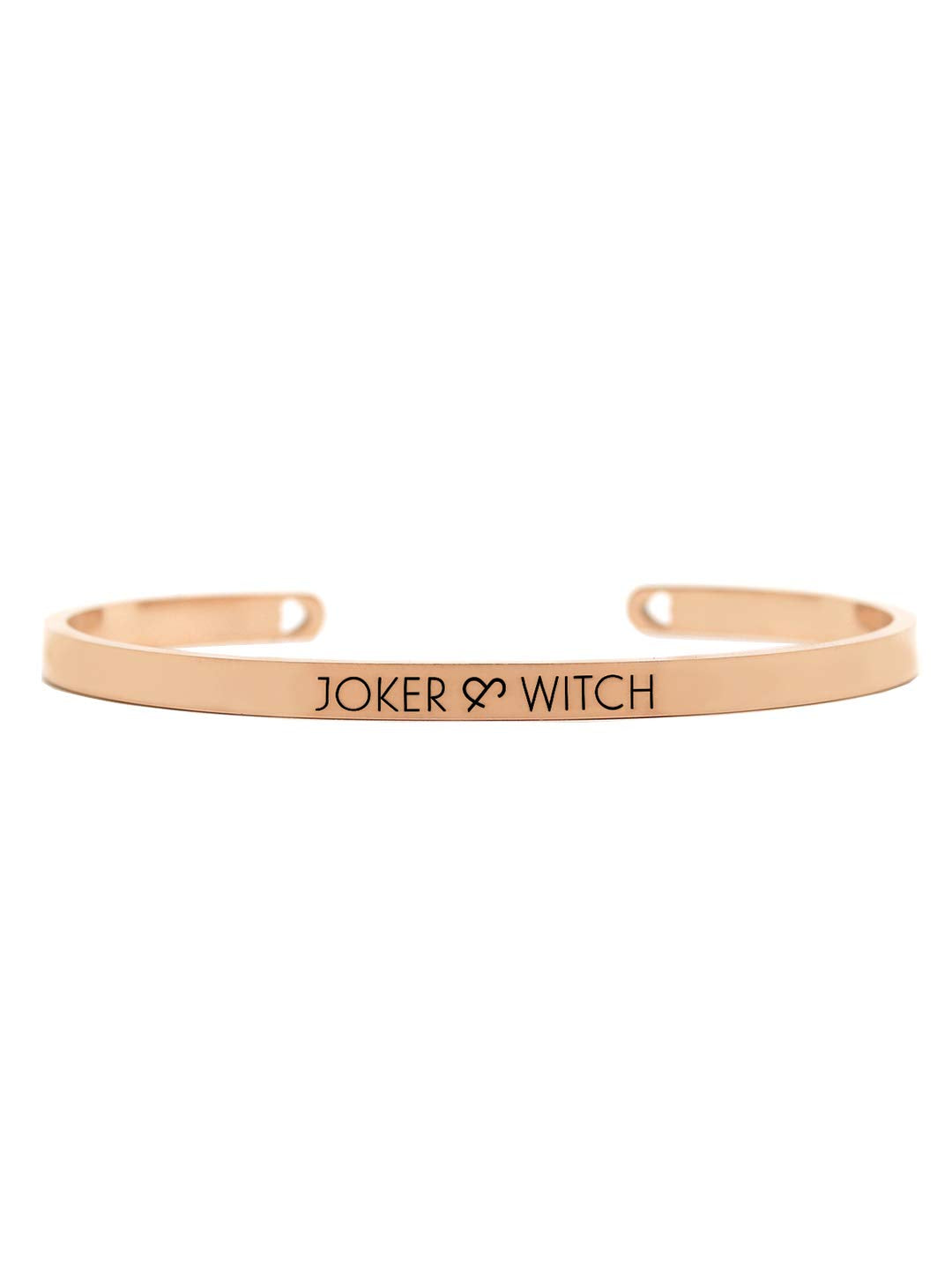 Joker & Witch Leather Vanilla Glitz White Dial Analogue Watch Bracelet Stack For Women, White Band