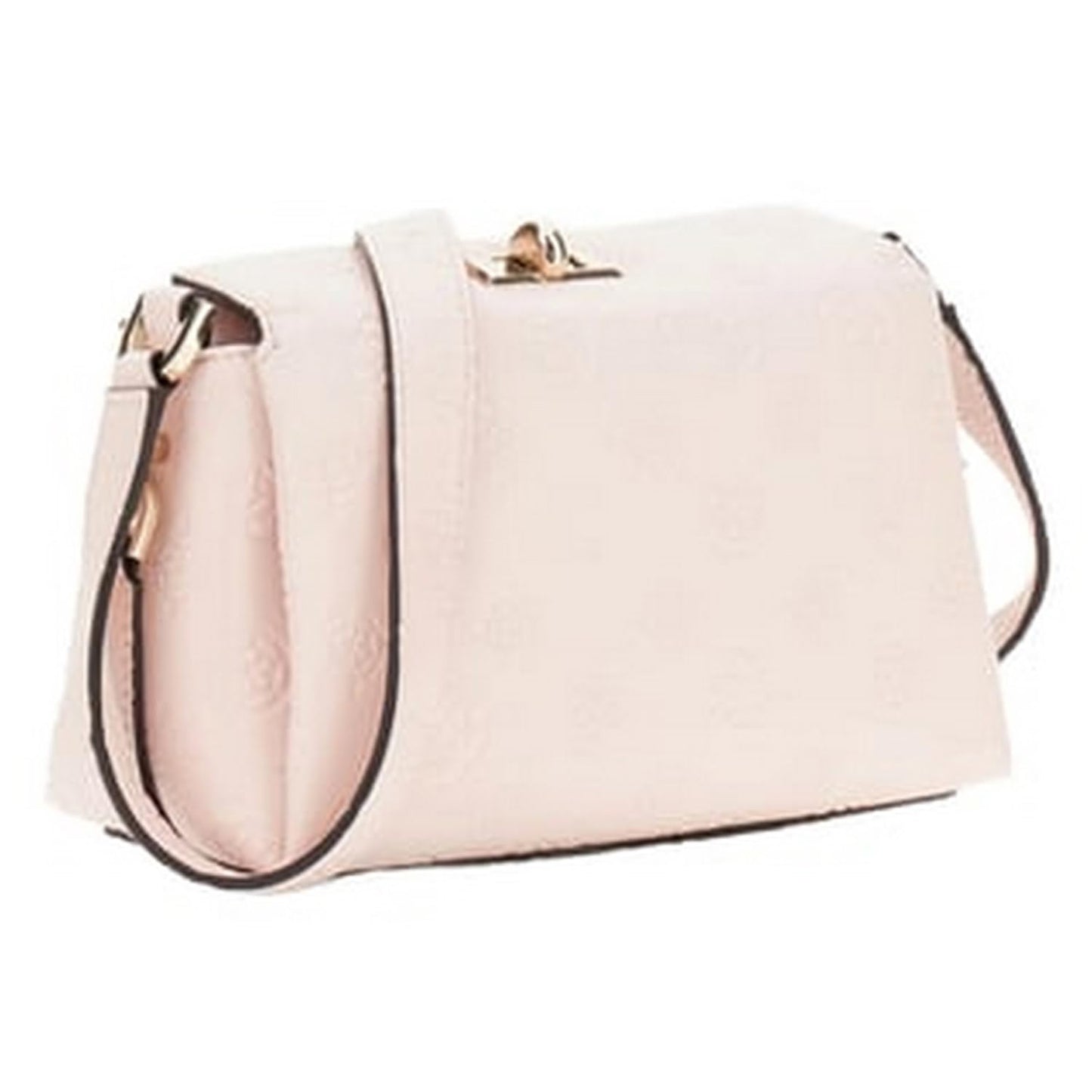 Guess Rosewater Logo Textured Phoebe Mini Crossbody Bag