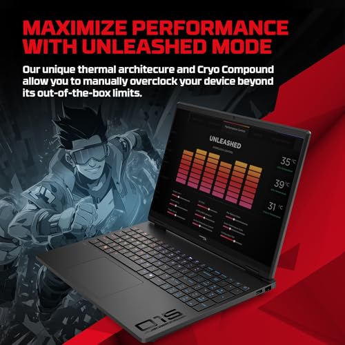 HP HyperX OMEN 15, AMD Ryzen 7 260, 8GB-RTX 5050, 24GB DDR5 (Upgradeable), 1TB SSD, 180Hz, 2.5K, 500 nits, 3ms resp time, 15.3''/38.9cm, Win11, Office24, Black, 2.42kg, gb0038AX, RGB, AI Gaming Laptop