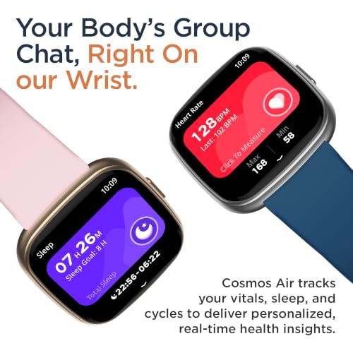 Pebble Cosmos Air 1.73" HD Display Smartwatch with Bluetooth Calling & Voice Assistant (Classic Blue)