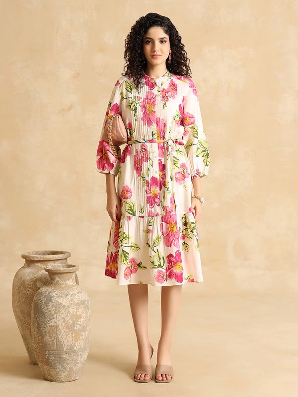 Kazo Elena Midi Dress Pink