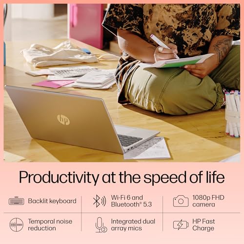 HP 15, 13th Gen Intel Core i5-1334U Laptop (8GB RAM, 512GB SSD), Anti-Glare, 15.6"/39.6cm, FHD, Win 11, MS Office 2021, + HP Care Pack 2 Years Additional Warranty with Onsite Support