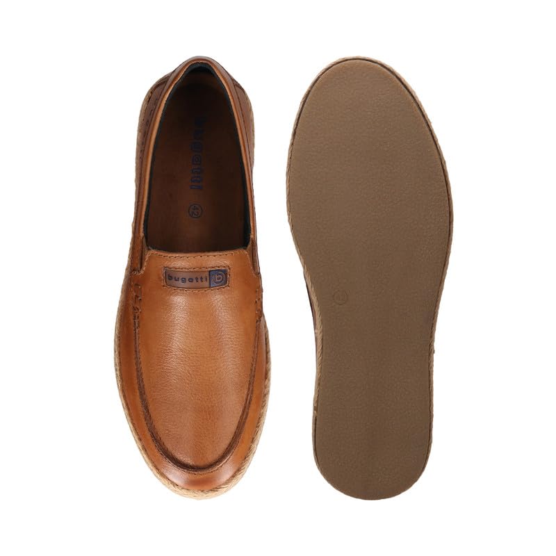 Bugatti Spendril Cognac Men's Slip-Ons Casual Shoes - UK 9