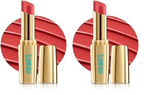 Lakme 9to5 Hya Matte Lipstick Coffee Break 3.6gm (Pack of 2)