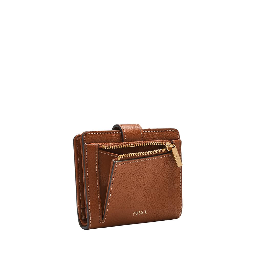 Fossil Women Leather Harwell Brown Wallet Sl10029200