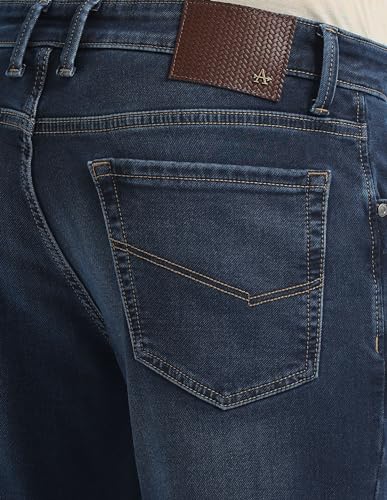 Arrow Mid Rise Stone Wash Slim Fit Jeans