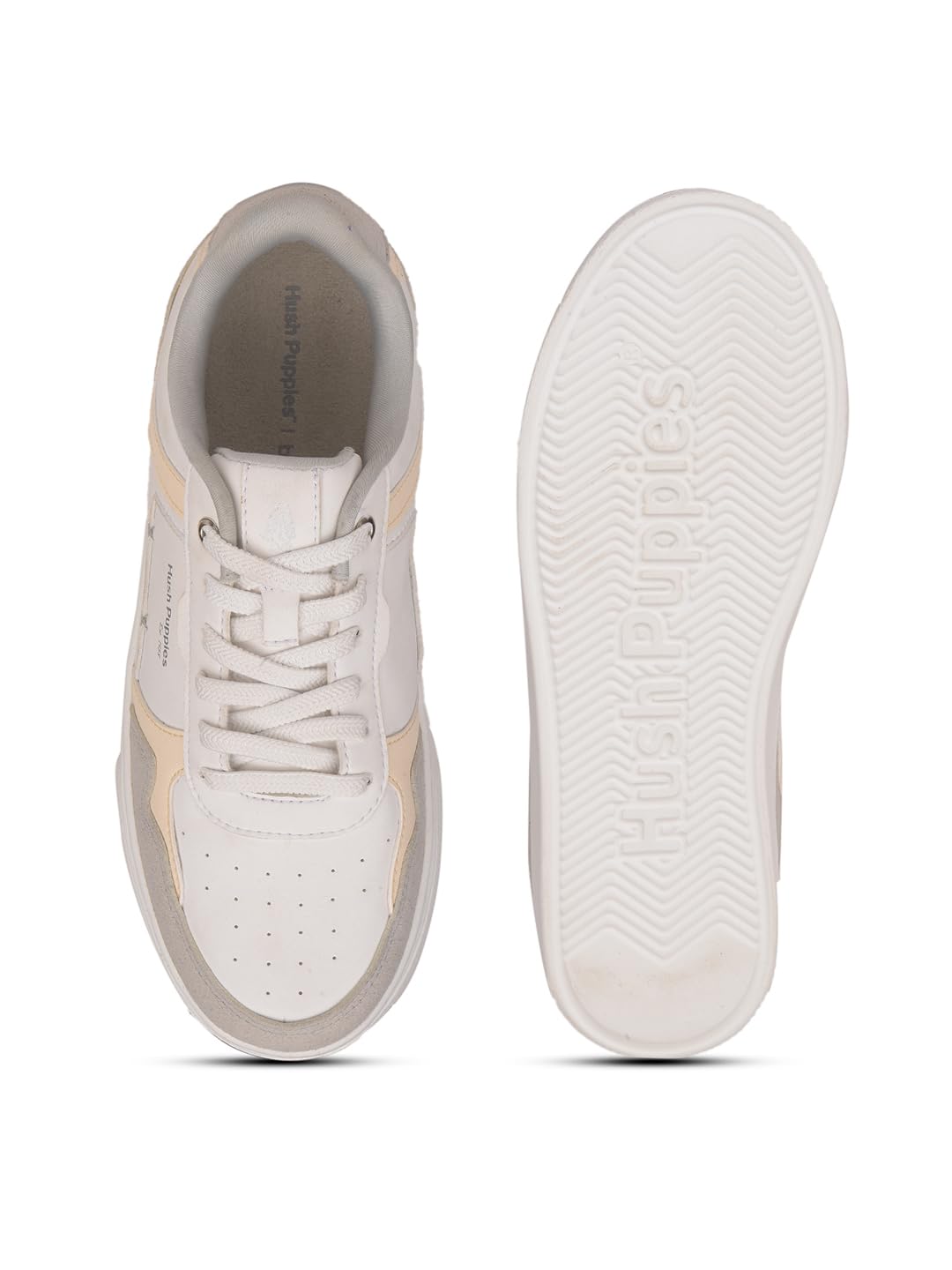 Hush Puppies Women's Casuals Shoes White (4 UK)